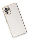 Mey İthalat®   Redmi Note 10 Kılıf Volet Silikon - Beyaz