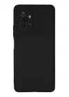 Mey İthalat®  Xiaomi Redmi Note 10 Pro Kılıf First Silikon - Siyah