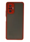 Mey İthalat®  Xiaomi Redmi Note 10 Pro Kılıf Montreal Silikon Kapak - Kırmızı