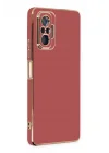 Mey İthalat®   Redmi Note 10 Pro Kılıf Volet Silikon - Kırmızı