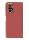 Mey İthalat®   Redmi Note 10 Pro Kılıf Volet Silikon - Kırmızı