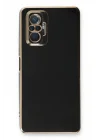 Mey İthalat®   Redmi Note 10 Pro Kılıf Volet Silikon - Siyah