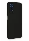 Mey İthalat®  Xiaomi Redmi Note 11 Kılıf Nano içi Kadife Silikon - Siyah