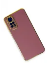 Mey İthalat®   Redmi Note 11 Kılıf Volet Silikon - Kırmızı