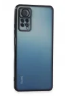 Mey İthalat®   Redmi Note 11 Pro Kılıf  Lensli Silikon - Siyah