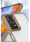 Mey İthalat®  Xiaomi Redmi Note 11 Pro Kılıf Penta Silikon Kılıf - Çöl Titanyum