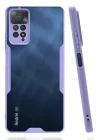 Mey İthalat®  Xiaomi Redmi Note 11 Pro Kılıf Platin Silikon - Lila