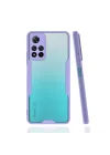 Mey İthalat®  Xiaomi Redmi Note 11 Pro Plus 5G Kılıf Platin Silikon - Lila
