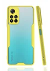 Mey İthalat®  Xiaomi Redmi Note 11 Pro Plus 5G Kılıf Platin Silikon - Sarı