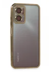 Mey İthalat®   Redmi Note 11E Kılıf  Lensli Silikon - Gold