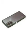 Mey İthalat®   Redmi Note 11E Kılıf  Lensli Silikon - Yeşil