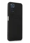 Mey İthalat®  Xiaomi Redmi Note 11S Kılıf Kelvin Kartvizitli Silikon - Siyah