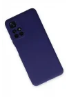 Mey İthalat®  Xiaomi Redmi Note 11T Kılıf Nano içi Kadife Silikon - Mor