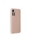 Mey İthalat®  Xiaomi Redmi Note 11T Kılıf Nano içi Kadife Silikon - Pudra