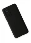 Mey İthalat®  Xiaomi Redmi Note 11T Kılıf Nano içi Kadife Silikon - Siyah