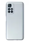 Mey İthalat®  Xiaomi Redmi Note 11T Kılıf Nano içi Kadife Silikon - Sky Blue