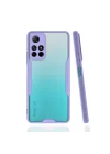 Mey İthalat®  Xiaomi Redmi Note 11T Kılıf Platin Silikon - Lila