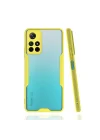 Mey İthalat®  Xiaomi Redmi Note 11T Kılıf Platin Silikon - Sarı