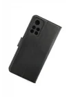 Mey İthalat®   Redmi Note 11T Kılıf Trend S Plus Kapaklı Kılıf - Siyah