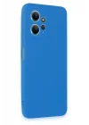 Mey İthalat®  Xiaomi Redmi Note 12 4G Kılıf First Silikon - Mavi