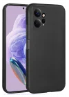 Mey İthalat®  Xiaomi Redmi Note 12 4G Kılıf First Silikon - Siyah