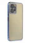 Mey İthalat®   Redmi Note 12 4G Kılıf  Lensli Silikon - Açık Mavi