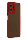 Mey İthalat®  Xiaomi Redmi Note 12 4G Kılıf Montreal Silikon Kapak - Kırmızı