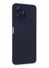 Mey İthalat®   Redmi Note 12 4G Kılıf Nano içi Kadife Silikon - Lacivert