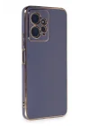 Mey İthalat®  Xiaomi Redmi Note 12 4G Kılıf Volet Silikon - Mavi
