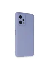 Mey İthalat®  Xiaomi Redmi Note 12 5G Kılıf Nano içi Kadife Silikon - Lila