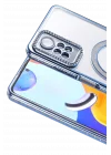 Mey İthalat®   Redmi Note 12 Pro 4G Joke Simli Magneticsafe Kılıf - Mavi
