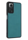 Mey İthalat®  Xiaomi Redmi Note 12 Pro 4G Kılıf Aras Deri Kapak - Açık Yeşil