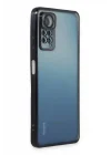 Mey İthalat®  Xiaomi Redmi Note 12 Pro 4G Kılıf  Lensli Silikon - Siyah
