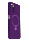 Mey İthalat®   Redmi Note 12 Pro 4G Regal Magsafe Standlı Kapak - Derin Mor