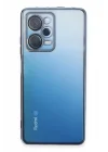 Mey İthalat®  Xiaomi Redmi Note 12 Pro 5G Kılıf  Lensli Silikon - Açık Mavi