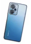 Mey İthalat®  Xiaomi Redmi Note 12 Pro 5G Kılıf  Lensli Silikon - Açık Mavi