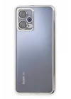 Mey İthalat®   Redmi Note 12 Pro 5G Kılıf  Lensli Silikon - Gümüş