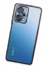 Mey İthalat®   Redmi Note 12 Pro 5G Kılıf  Lensli Silikon - Mor