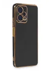 Mey İthalat®   Redmi Note 12 Pro 5G Kılıf Volet Silikon - Siyah