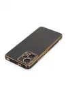 Mey İthalat®   Redmi Note 12 Pro 5G Kılıf Volet Silikon - Siyah