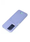 Mey İthalat®  Xiaomi Redmi Note 12S Kılıf Kelvin Kartvizitli Silikon - Lila