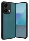 Mey İthalat®   Redmi Note 13 4G Kılıf Aras Deri Kapak - Açık Yeşil