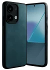 Mey İthalat®   Redmi Note 13 4G Kılıf Aras Deri Kapak - Koyu Yeşil