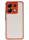 Mey İthalat®   Redmi Note 13 5G Kılıf Montreal Silikon Kapak - Kırmızı