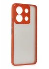 Mey İthalat®   Redmi Note 13 5G Kılıf Montreal Silikon Kapak - Kırmızı