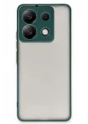 Mey İthalat®   Redmi Note 13 5G Kılıf Montreal Silikon Kapak - Yeşil