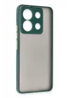 Mey İthalat®   Redmi Note 13 5G Kılıf Montreal Silikon Kapak - Yeşil