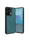 Mey İthalat®   Redmi Note 13 Pro 4G Kılıf Aras Deri Kapak - Açık Yeşil
