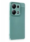 Mey İthalat®  Xiaomi Redmi Note 13 Pro 4G Kılıf Auto Focus Kapak - Koyu Yeşil