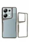 Mey İthalat®   Redmi Note 13 Pro 4G Kılıf Boyi Silikon Kapak - Siyah